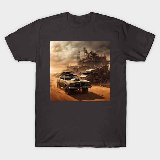 Mad max fury road inspired art T-Shirt by IOANNISSKEVAS